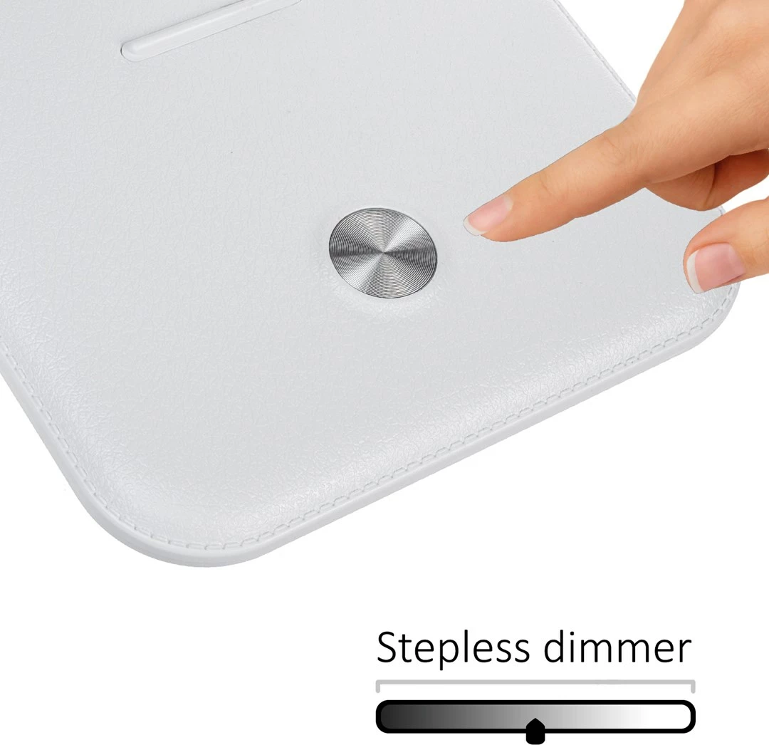 Namizna LED svetilka, zložljiva, 9 W, bela Maclean MCE614W