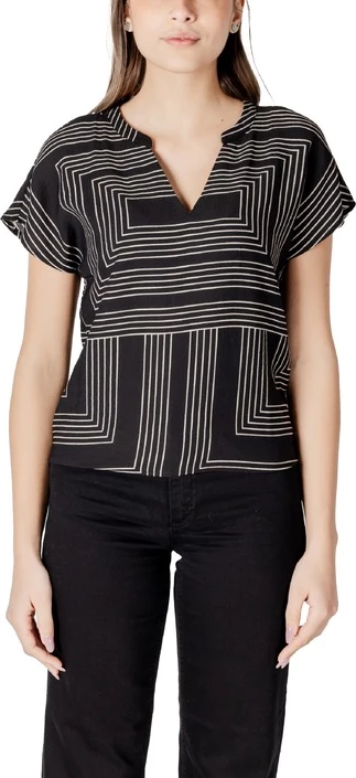 Majica Jacqueline De Yong, ženske, črna