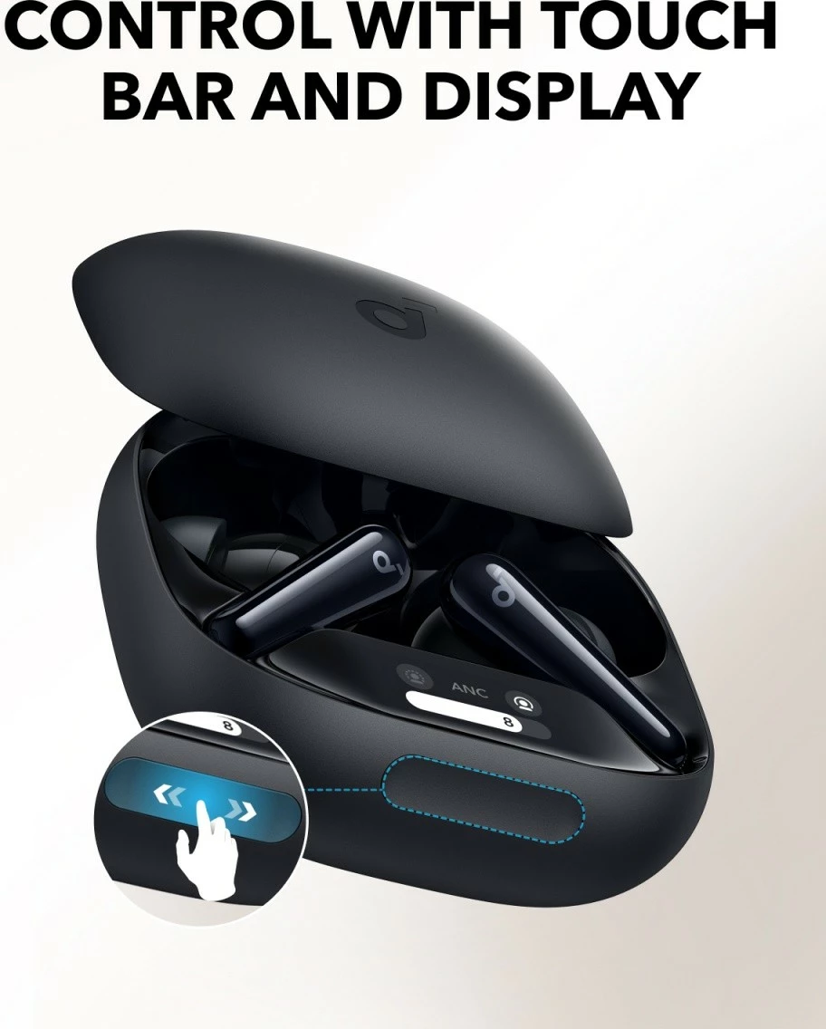 Brezžične slušalke Anker Soundcore Liberty 4 PRO, Bluetooth, ANC, črne