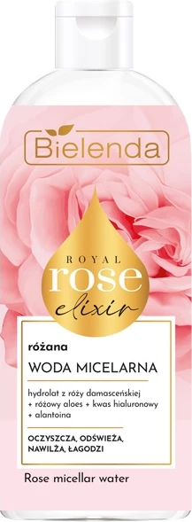 Micelarna voda za ženske Royal Rose Elixir Rose, Bielenda, 400 ml