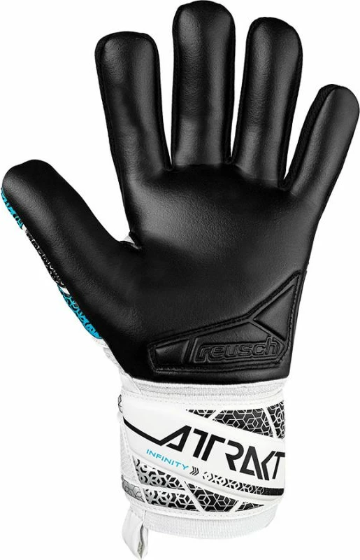 Rokavice za vratarje Reusch Attrakt Infinity NC, M, bele/črne
