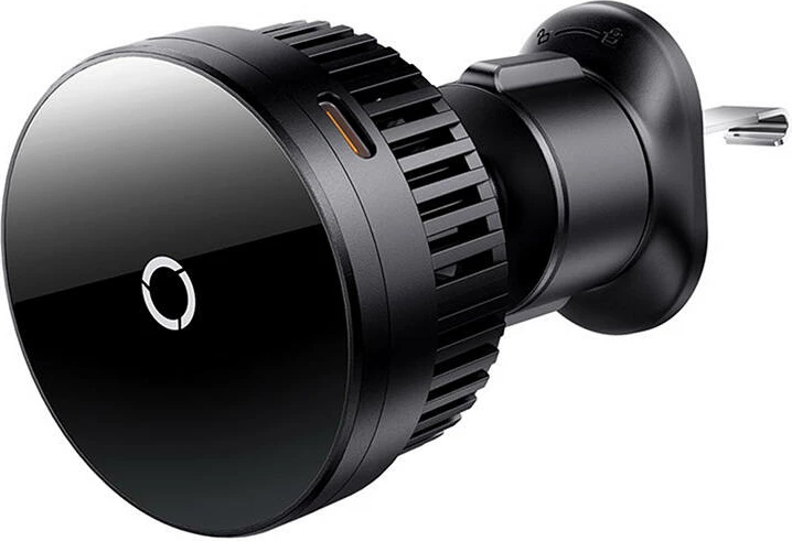 Magnetni avto nosilec z brezžičnim polnjenjem 15W, Baseus MagPro, črn