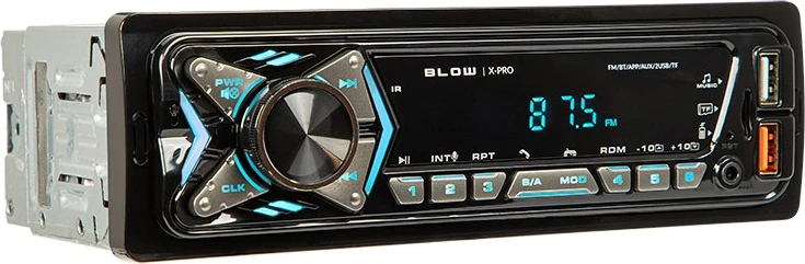 Avtoradio BLOW X-PRO z MP3/USB/micro USB/Bluetooth, črn