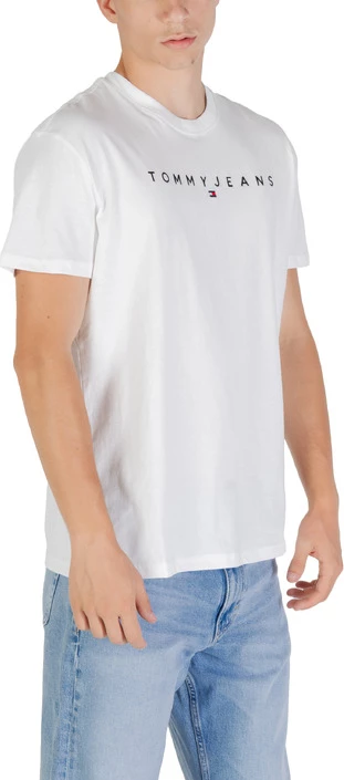 Majica Tommy Hilfiger Jeans za moške, bela