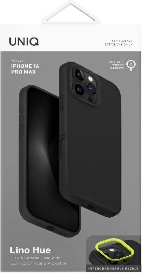 Ovitek Lino Hue MagClick za iPhone 16 Pro Max, UNIQ, siv
