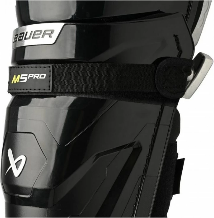 Ščitniki za goleni za hokej, unisex, črni Bauer