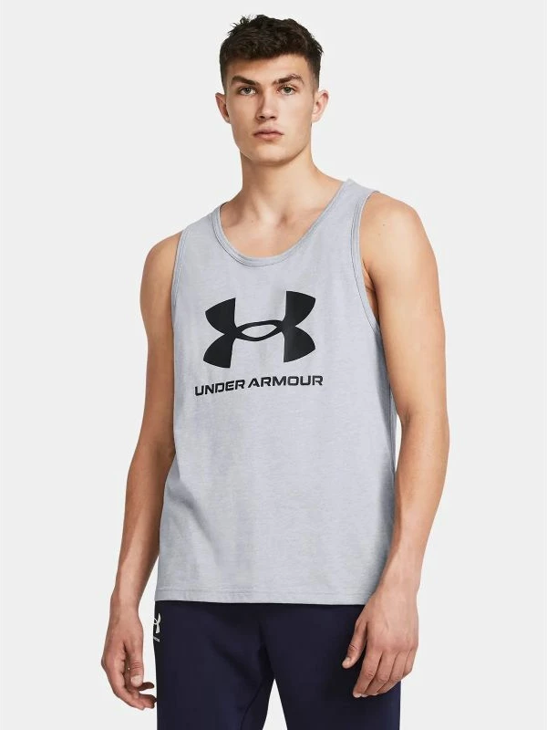 Brezrokavnik za moške Under Armour, sivi