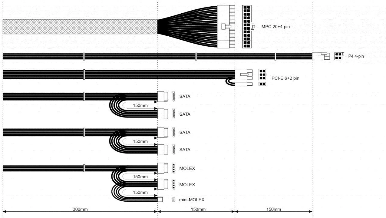 Napajalnik 600 W, ATX, Akyga AK-B1-600, siv