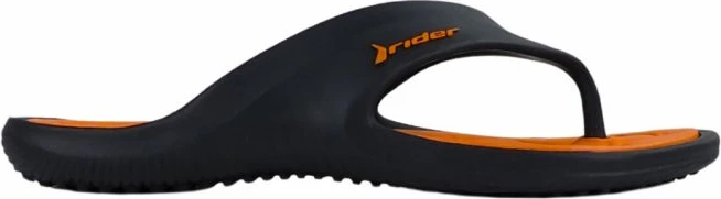 Flip-flop za moške, črno-oranžen Rider Cape XVIII AD