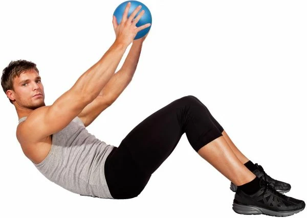 Gimnastična žoga Body Sculpture, za moške in ženske, modra