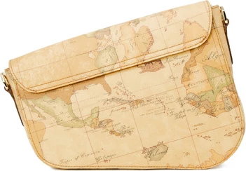 Eleganten ženski vzorčni nahrbtnik Alviero Martini Prima Classe, bež