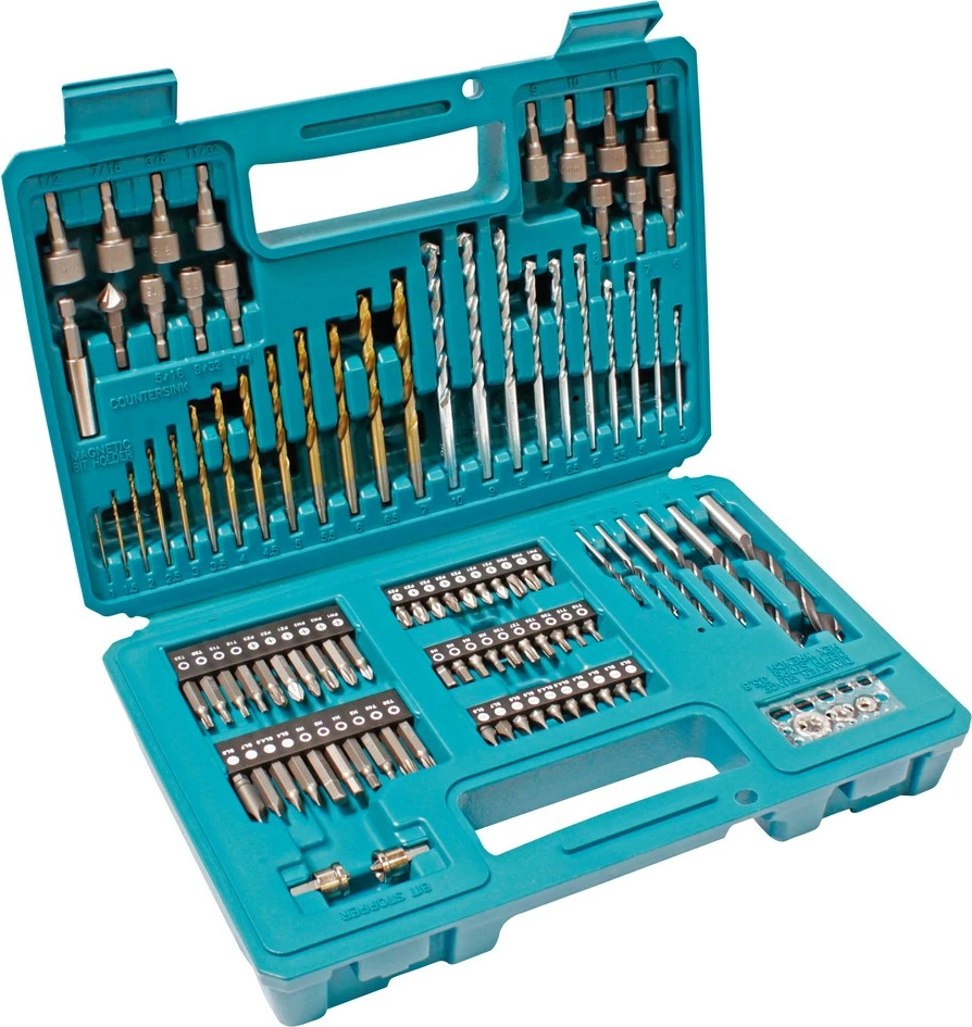 Set bitov in izvijačev Makita B-68432, 102 kosa, v plastičnem kovčku