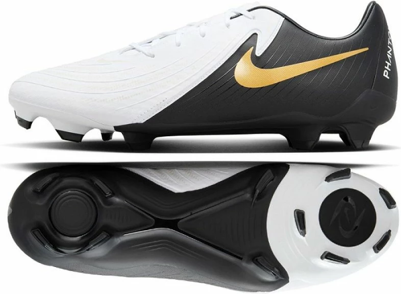 Nogometne superge za moške, bele in črne Nike Phantom GX II Academy FG/MG