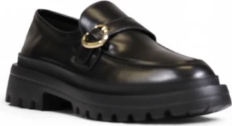 Mokasini Love Moschino, ženski, črni