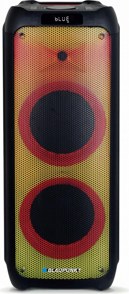 Zvočnik PartyBox z Bluetooth, karaoke, 1000 W, črn, 2 brezžična mikrofona, Blaupunkt PB10DB