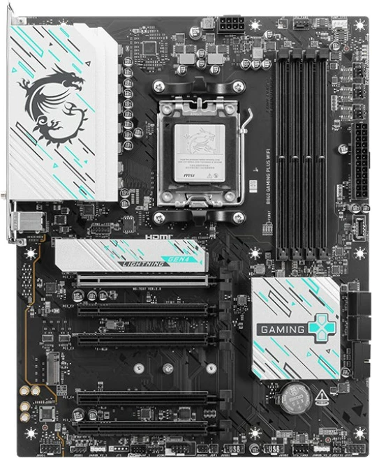 Plošča za igranje MSI B840 GAMING PLUS WIFI, Socket AM5, DDR5, ATX, Wi‑Fi 7