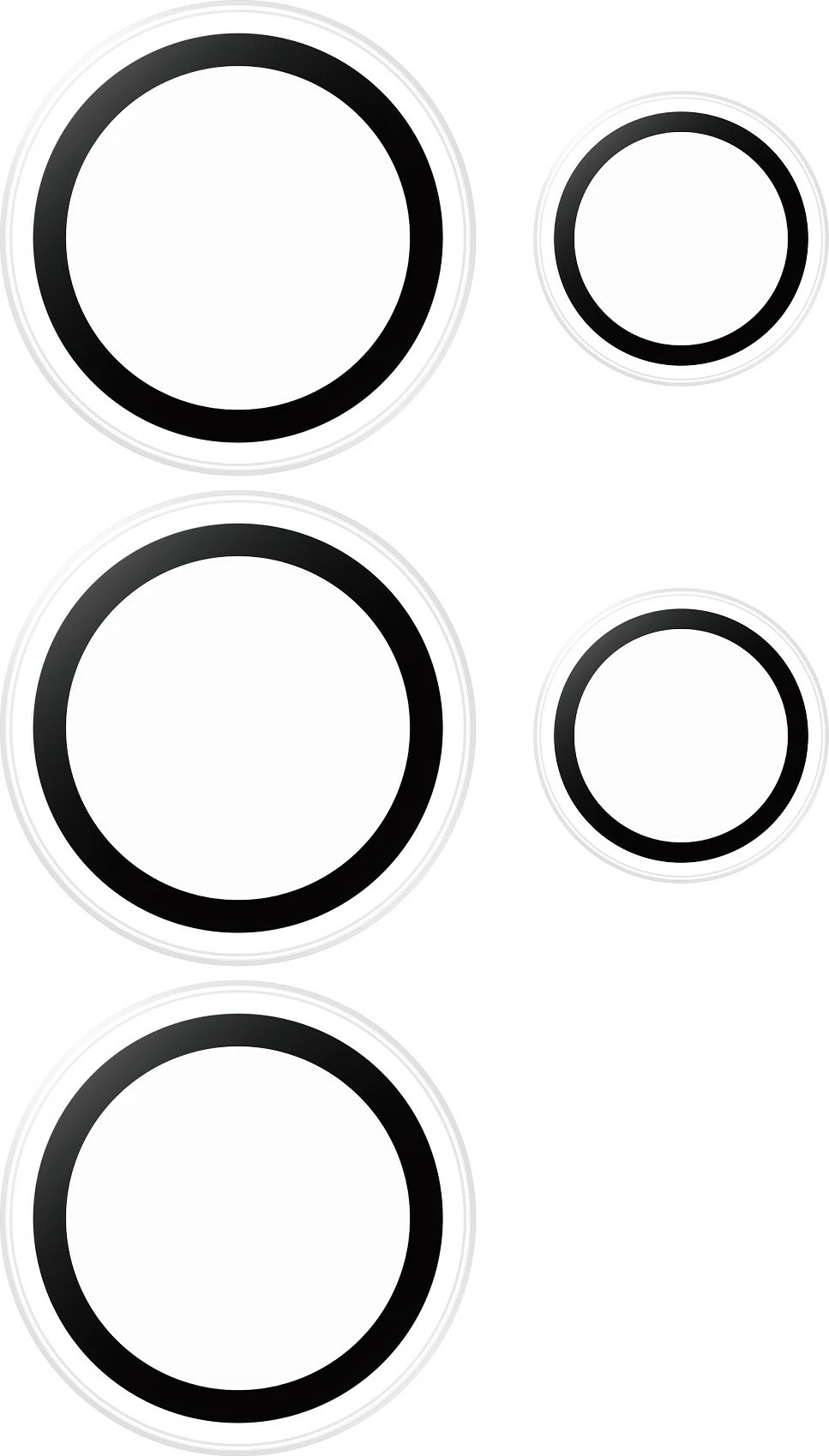 Prozoren zaščitni pokrov leče PanzerGlass Hoops za Samsung Galaxy S25 Ultra