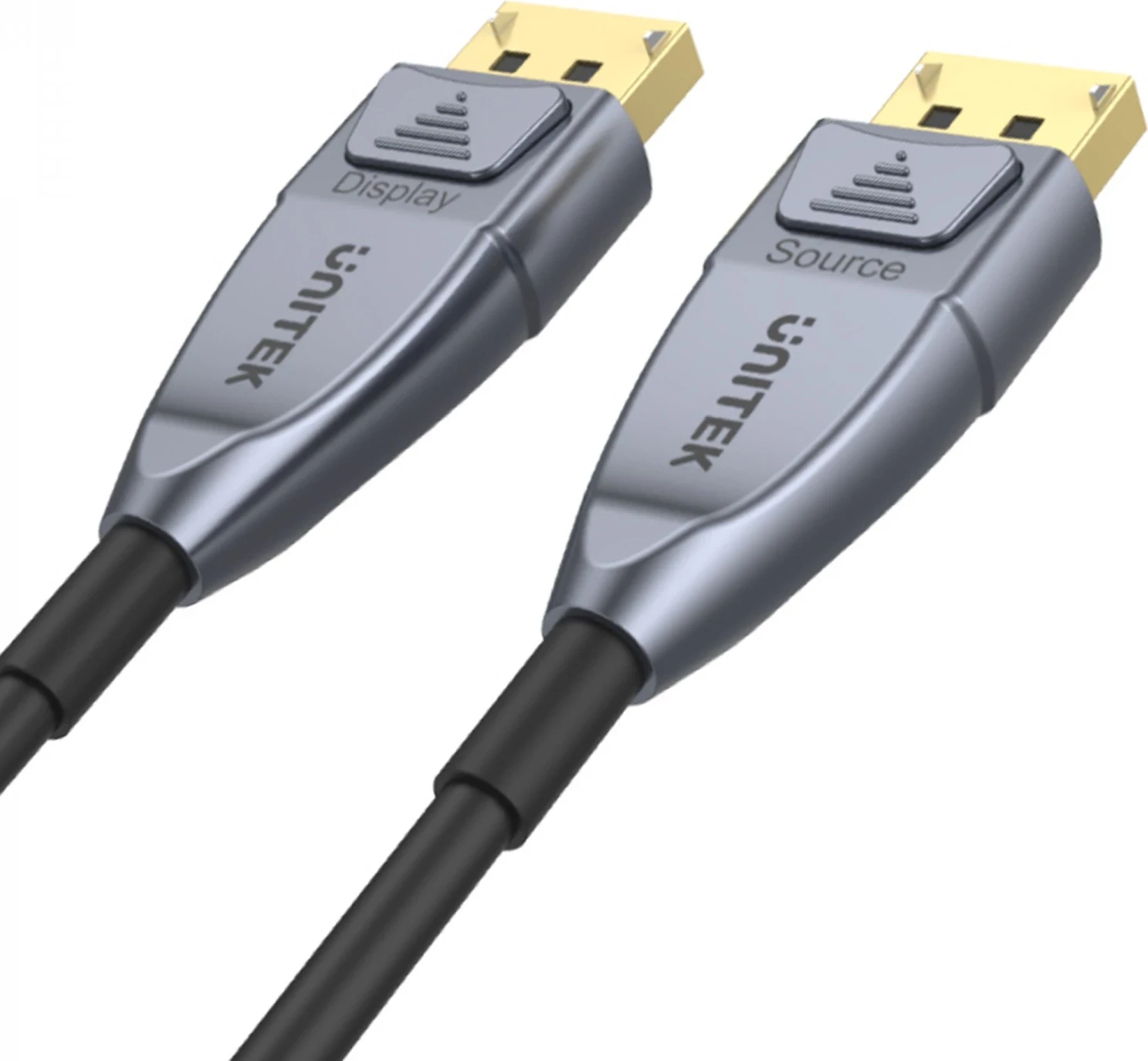 Kabel DisplayPort 300, črno-srebrn Unitek