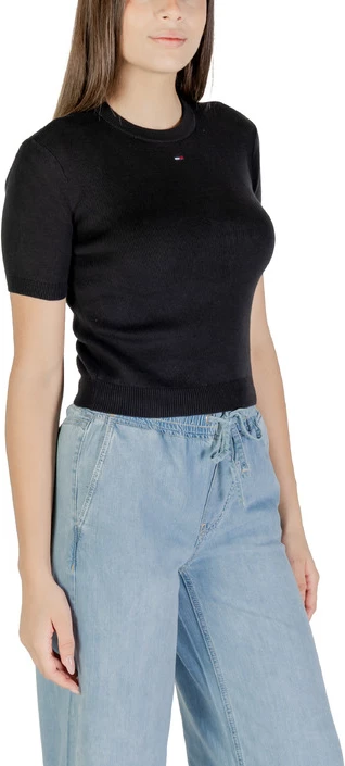 Majica ženska, črna, Tommy Hilfiger Jeans