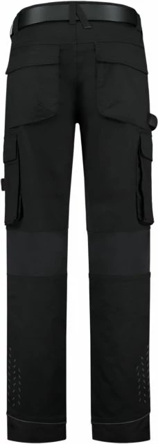 Delovne hlače Malfini Twill Cordura Stretch, črne - za moške in ženske