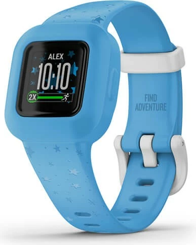 Pametna ura za otroke Garmin Vivofit jr. 3, MIP, modra z zvezdicami