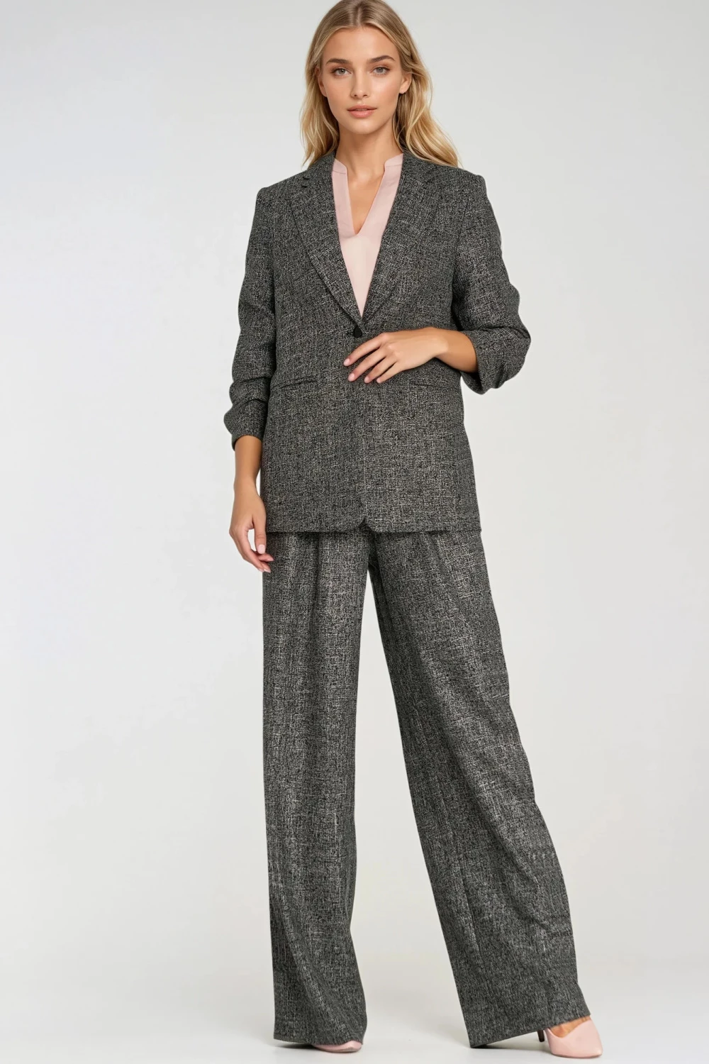 Ženski blazer Nife 217597, črn