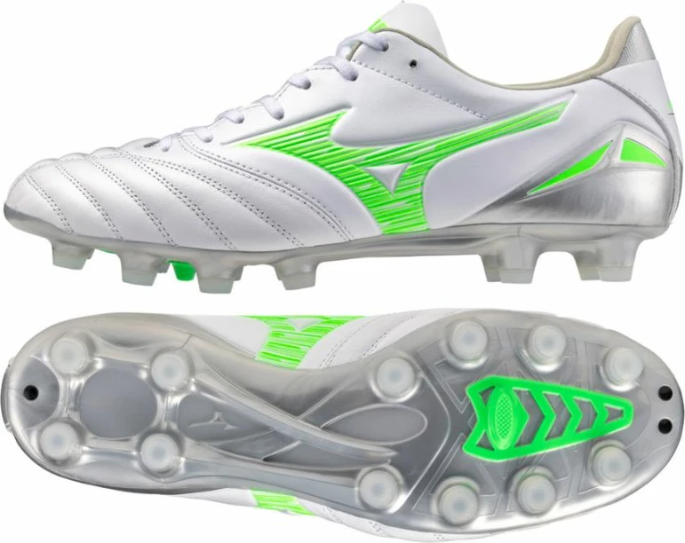 Futbalske superge Mizuno Morelia Neo IV PRO FG za moške, bele