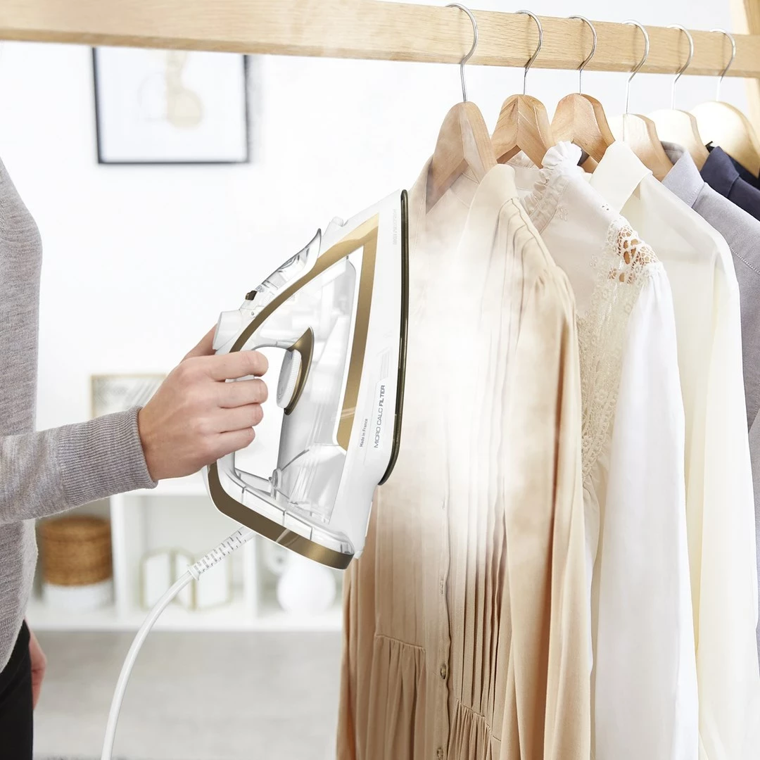 Likalnik Tefal Puregliss FV8042, 3000 W, Durilium AirGlide Autoclean, bel/bronzen