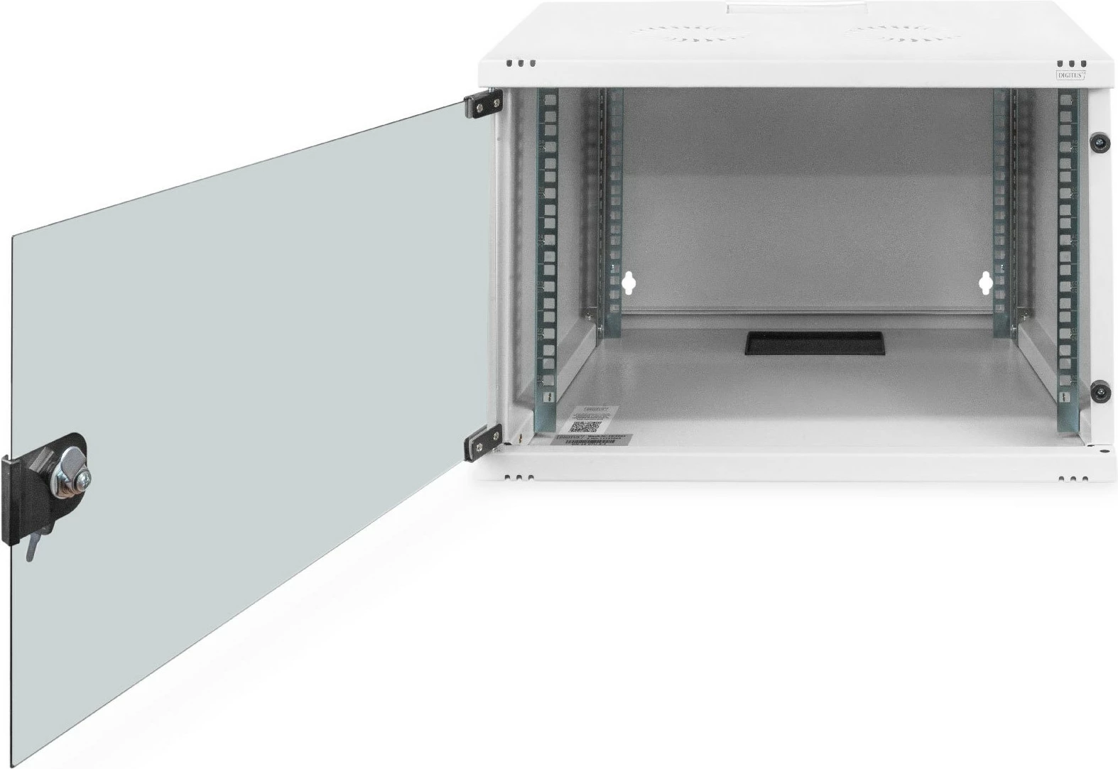 Omara za omrežje Digitus SOHO 7U, 540x400 mm, stenski, steklo, siva
