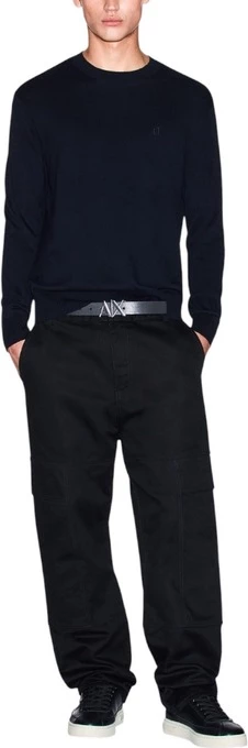 Pletenine za moške Armani Exchange, modre