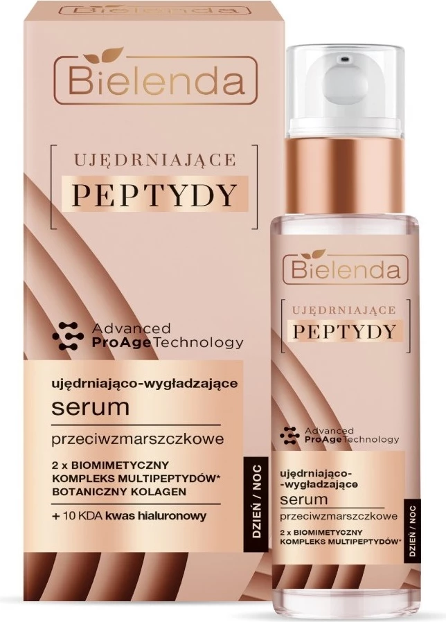 Učvrščevalni in gladilni serum proti gubam za ženske Bielenda Firming Peptides Firming-Smoothing Anti-Wrinkle, 30 ml