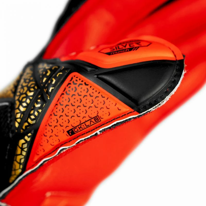 Vratarjeve za otroke Reusch, črno-rdeče