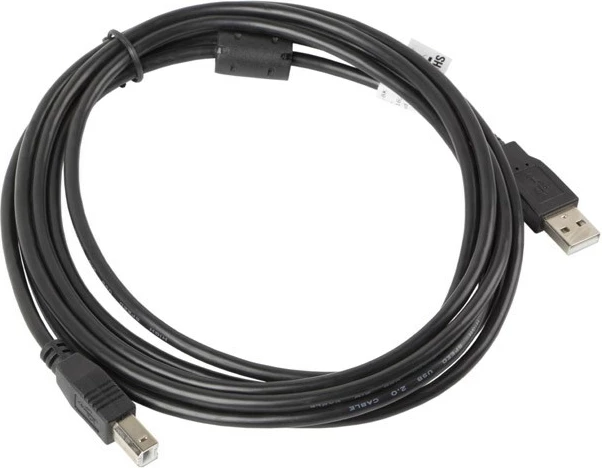Tanek LAN kabel Lanberg CA-USBA-11CC-0030-BK, črn