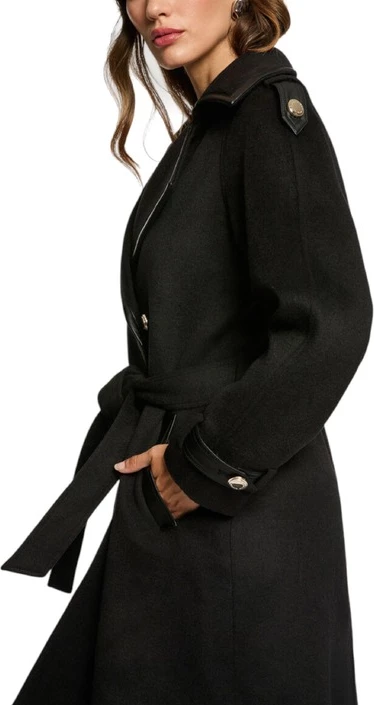 Plašč za ženske Morgan De Toi, črn
