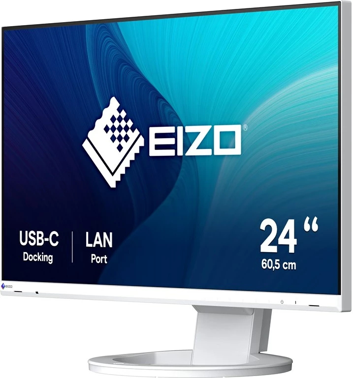 Monitor 23,8" Full HD IPS, EIZO FlexScan EV2490-WT, bel