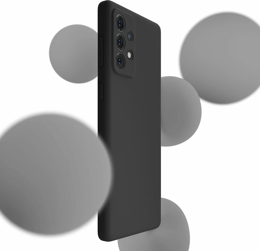 Silikonski ovitek za mobilni telefon 3mk Protection, za Samsung Galaxy A33 5G, črn