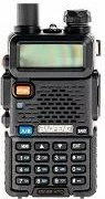 Walkie-talkie BAOFENG UV-5R HTQ, USB-C, črn