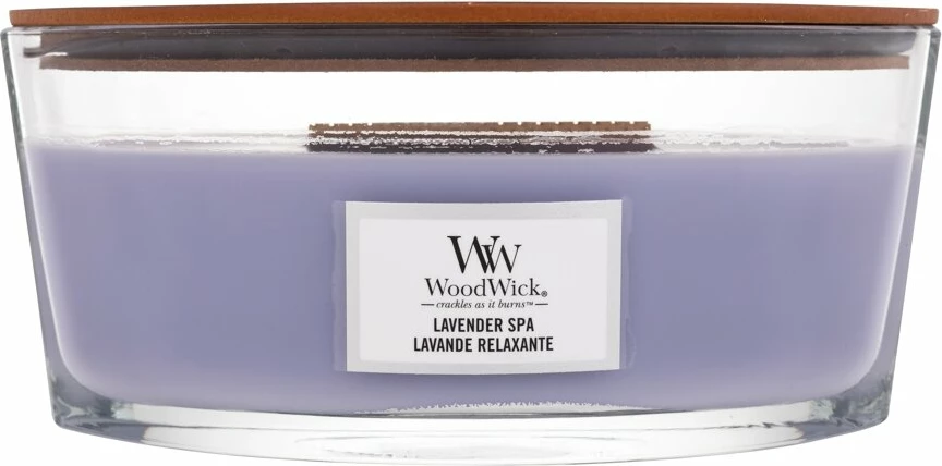 Scented Candle WoodWick Lavender Spa, 453,6g
