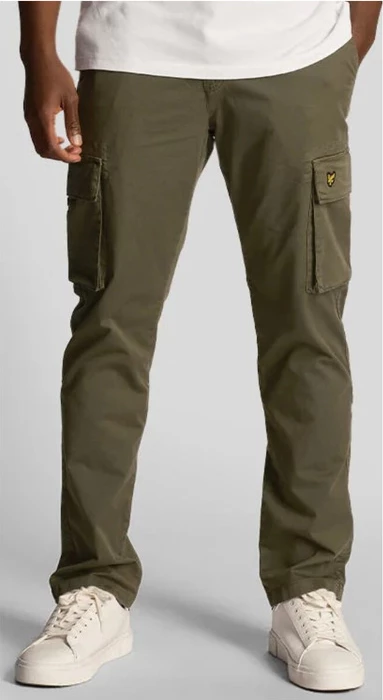 Hlače za moške Lyle & Scott, zelene