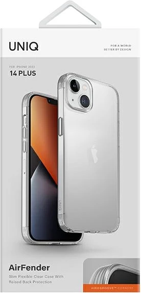 Prozoren zaščitni ovoj UNIQ Air Fender za iPhone 14 Plus