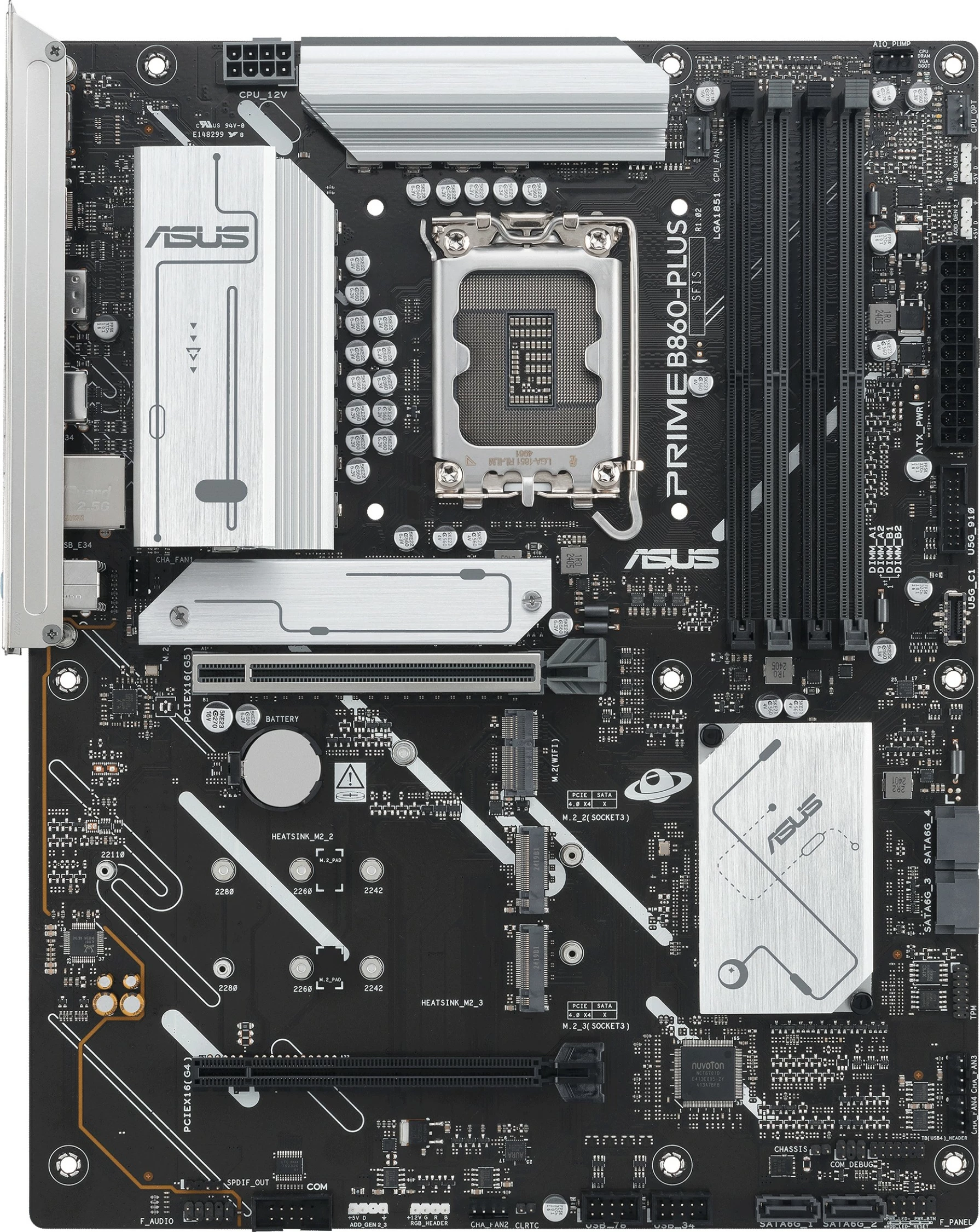 Matična plošča ASUS PRIME B860-PLUS-CSM, LGA1851, ATX