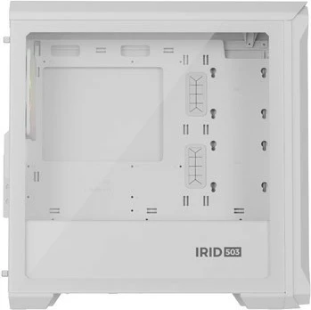 Računalniško ohišje Micro Tower, ARGB, bel, Natec Genesis IRID 503 ARGB LITE