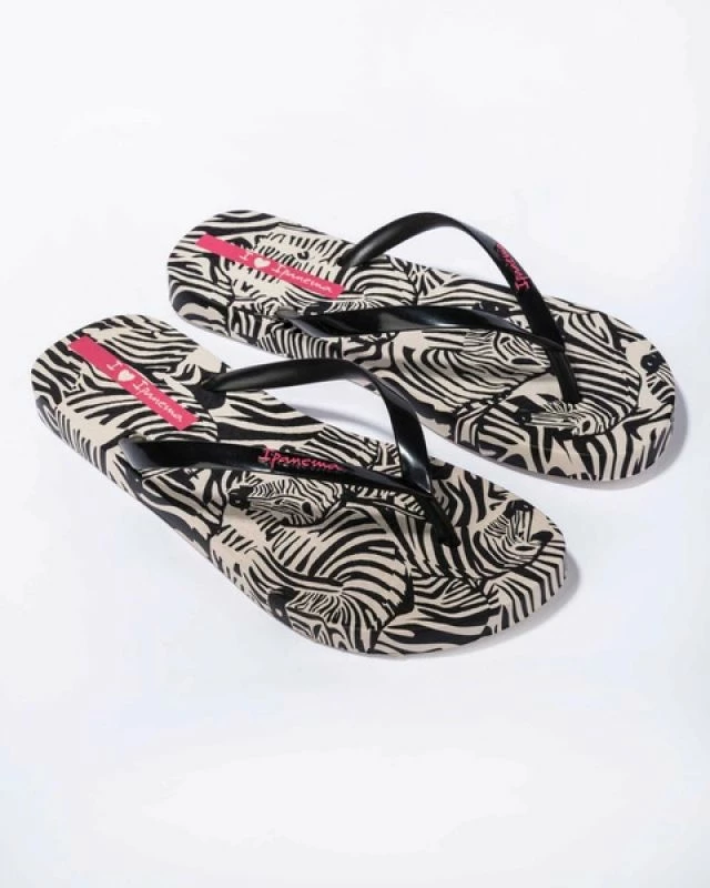 Flip-flop za ženske Ipanema, bele in črne
