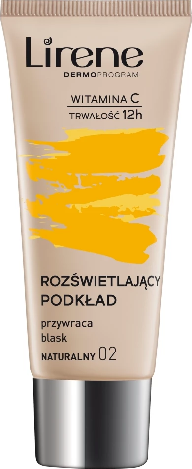 Osvetljujoča podlaga Lirene Illuminating Foundation Restoring Radiance to the Skin 02 Natural 30 ml
