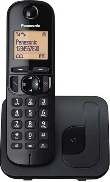 Brezžični telefon Panasonic KX-TGC210, DECT, črn