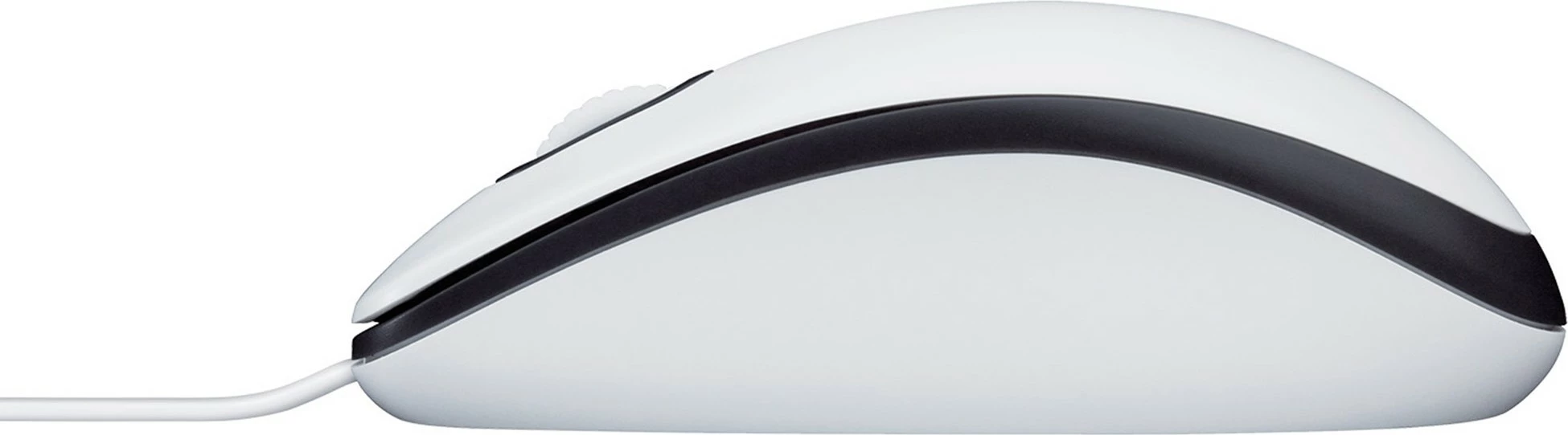 Optični miš, Logitech M100, ambidextrous, USB Type-A, 1000 DPI, bel