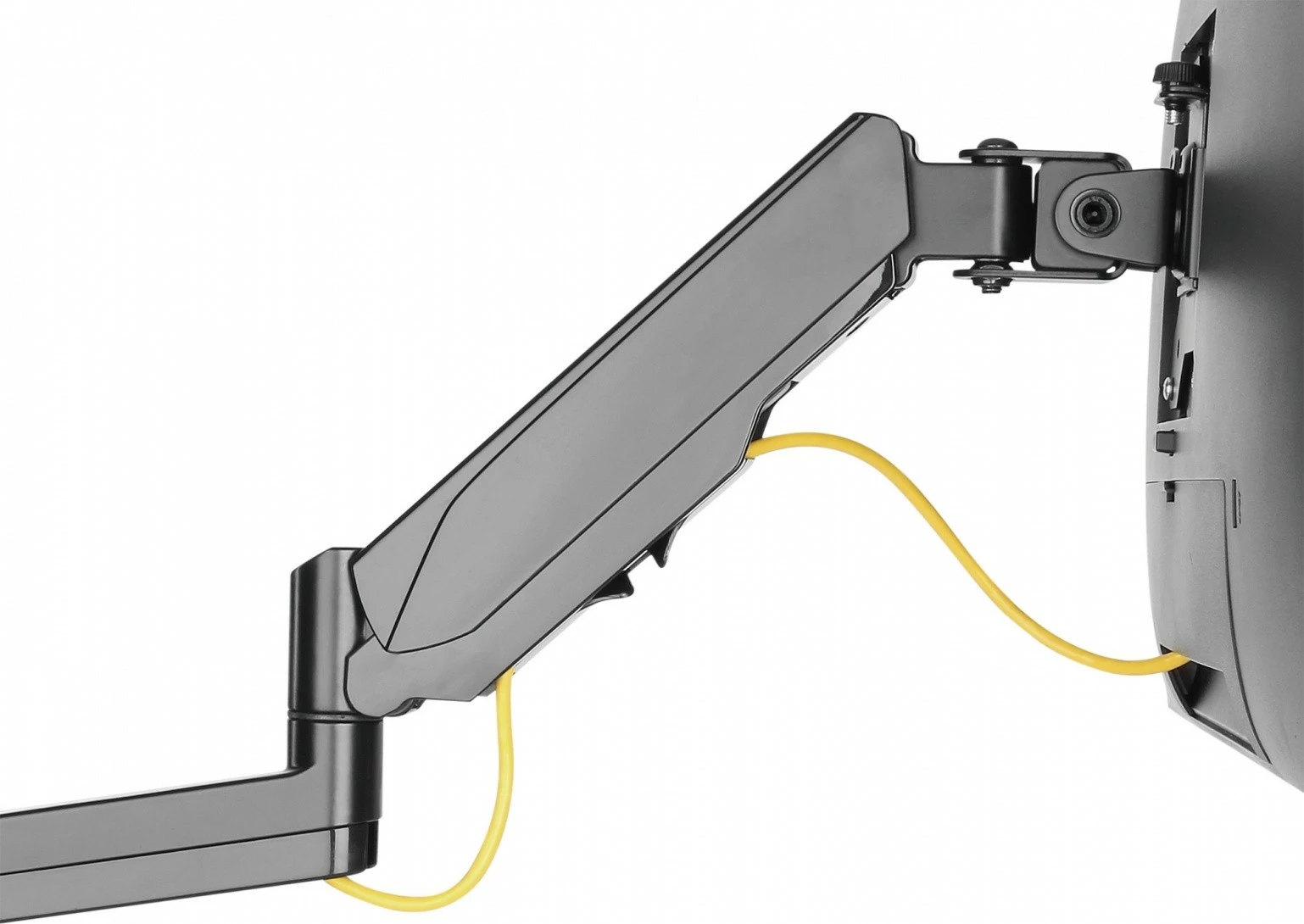 Nosilec za TV/monitor 17–32 palcev, gas spring, Manhattan 461610, črn