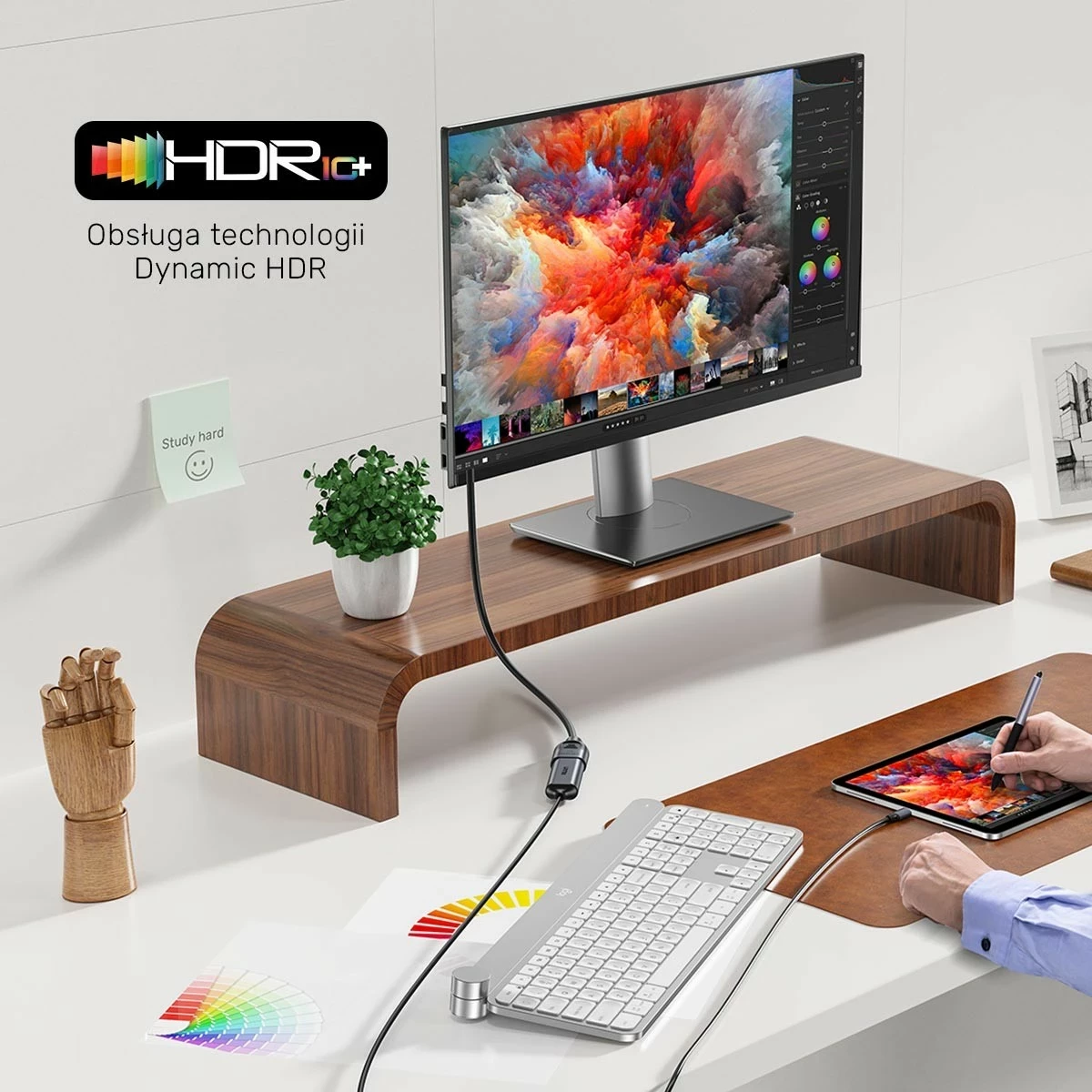 HDMI podaljšek Unitek 8K 1,5 m, srebrno-črn