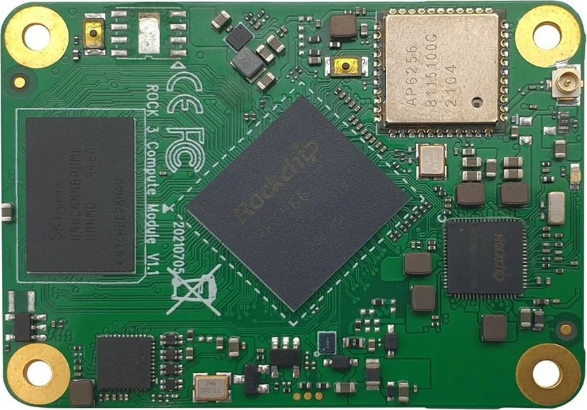 Modul računalnika ALLNET Radxa CM3 Model A Rock3 RK3566, 4 GB RAM, 32 GB eMMC, WiFi+BT