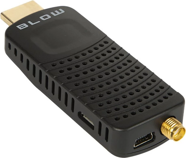 Zemeljski tuner DVB-T2, Full HD 1080p, H.265, HDMI, PVR/TimeShift, USB, WiFi z adapterjem, z daljinskim upravljalnikom in IR zaslonom - BLOW 7000FHD MINI